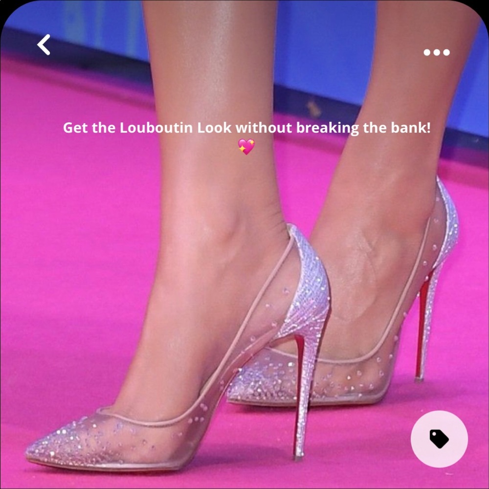 Rhinestone Mesh Pumps  (Louboutin Follies Strass vibes!) ❤️ Wedding Shoes
